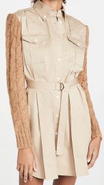 Derek Lam 10 Crosby Vivian Mixed Media Shirt Dress  SHOPBOP at Shopbop