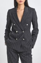 Derek Lam 10 Crosby Walter Mini Stud Double Breasted Blazer at Nordstrom