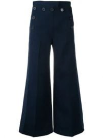 Derek Lam 10 Crosby Washed Canvas Sailor Culottes - Farfetch at Farfetch