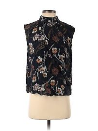 Derek Lam 10 Crosby Women Black Sleeveless Silk Top 4 eBay at eBay