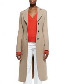 Derek Lam Brushed Double-Face Crepe Coat at Neiman Marcus