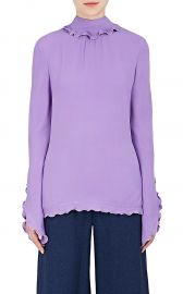 Derek Lam Ruffled Silk Tieneck Blouse at Barneys