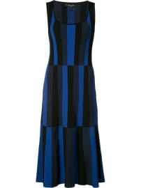 Derek Lam Striped Scoop Neck Dress at Farfetch