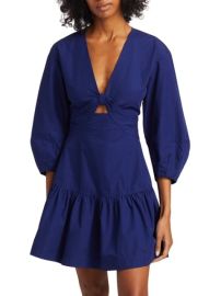 Derek Lam Talia Keyhole Mini Dress on SALE at Saks Off 5th