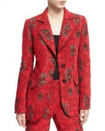 Derek Lam Velvet Floral Jacquard Blazer at Bergdorf Goodman