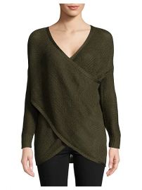 Design Lab Surplice Wrap Sweater at The Bay