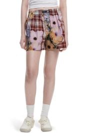 Desigual Mixed Print Cotton Shorts at Nordstrom