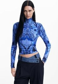 Desigual Women's Long-Sleeved T-Shirt at Amazon