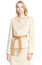 Detroit Belted Camel Hair Jacket by Max Mara  at Nordstrom