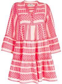 Devotion Ella zigzag-patterned Short Dress - Farfetch at Farfetch