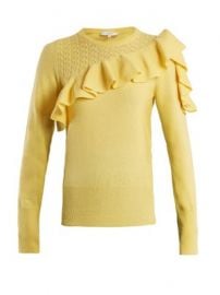 Dharma ruffle-trimmed knit sweater at Matches