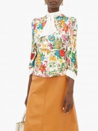 Dia floral-print silk blouse at Matches