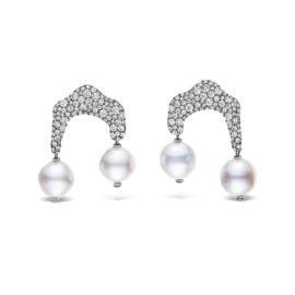 Diamond Boda Earrings at Arielle Ratner