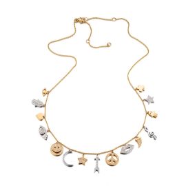 Diamond Charmed Necklace Madhuri Parson New York at Madhuri Parson