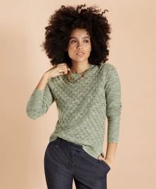 Diamond Pointelle Sweater at Brooks Brothers