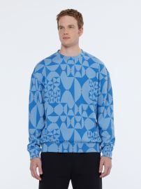 Diamond Print Relaxed Fit Sweatshirt Scotch amp Soda at Scotch & Soda
