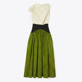 Diamond Topstitch Dress Womens Designer Dresses at Tory Burch