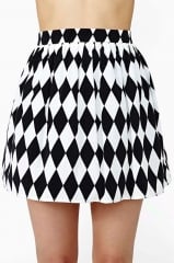 Diamond skater skirt at Nasty Gal