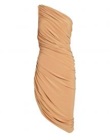 Diana Ruched One-Shoulder Dress at Intermix