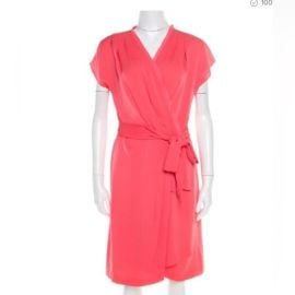 Diane Von Furstenberg Dresses Diane Von Furstenberg Pink Nectar Pleatedtrim Mateo Belted Silk Poshmark at Poshmark