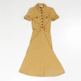 Diane Von Furstenberg Dresses Dvf Wool Camel Short Sleeve Dress Poshmark at Poshmark