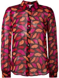 Diane Von Furstenberg Lips Printed Shirt at Farfetch