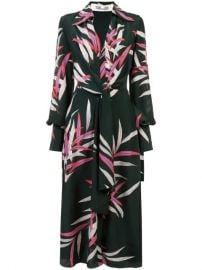 Diane Von Furstenberg Plunge Wrap Front Dress  - Farfetch at Farfetch