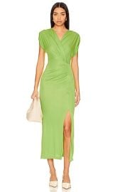 Diane Von Furstenberg Williams Dress In Chartreuse at Revolve