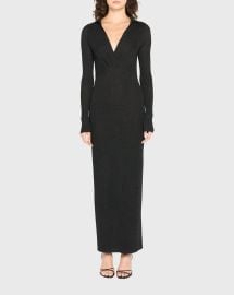 Diane Von Furstenberg X Henry Zankov Castella Shimmer Knit Column Maxi Dress at Neiman Marcus