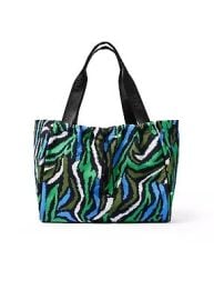 Diane Von FurstenbergDVF X Target Disco Zebra Print Green Tote Bag PurseNWT eBay at eBay