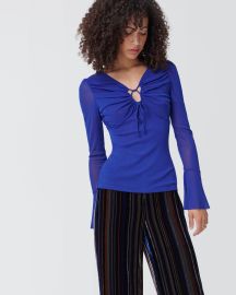 Diane Von Furstenburg Lyric Top at Diane Von Furstenberg