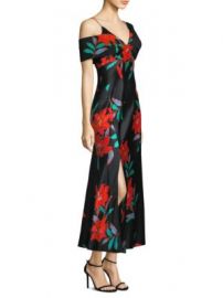 Diane von Furstenberg - Asymmetric Floral-Print Dress at Saks Fifth Avenue