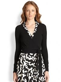 Diane von Furstenberg - Ballerina Cropped Wrap Sweater at Saks Fifth Avenue