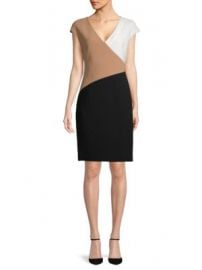 Diane von Furstenberg - Banded Colorblock Dress at Saks Off 5th