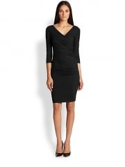 Diane von Furstenberg - Bentley Ruched Jersey Dress at Saks Fifth Avenue