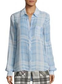 Diane von Furstenberg - Carter Plaid Shirt at Saks Off 5th