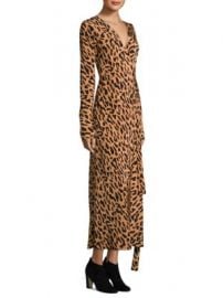 Diane von Furstenberg - Leopard Silk Wrap Dress at Saks Fifth Avenue