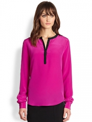 Diane von Furstenberg - Maisy Silk Blouse at Saks Fifth Avenue