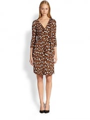 Diane von Furstenberg - New Julian Two Silk Jersey Wrap Dress at Saks Fifth Avenue