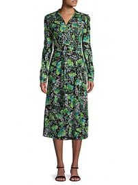 Diane von Furstenberg - Phoenix Floral Wrap Dress at Saks Off 5th