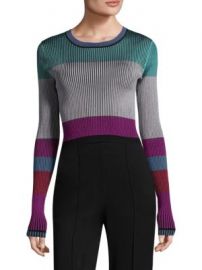 Diane von Furstenberg - Ribbed Colorblock Pullover at Saks Fifth Avenue