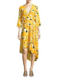 Diane von Furstenberg - Silk Floral Dress at Saks Fifth Avenue