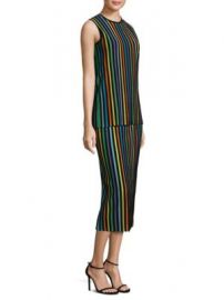 Diane von Furstenberg - Sleeveless Two Tiered Knit Shift Dress at Saks Fifth Avenue