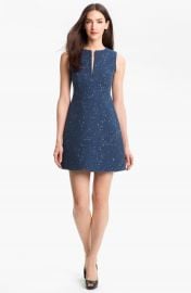 Diane von Furstenberg   x27 Yvette  x27  Cotton Blend A-Line Dress at Nordstrom