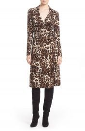 Diane von Furstenberg  Cybil  Leopard Print Silk Wrap Dress at Nordstrom