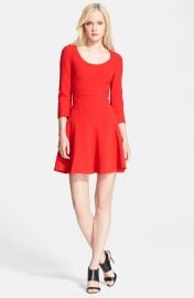 Diane von Furstenberg  Paloma  Woven Fit   Flare Dress at Nordstrom