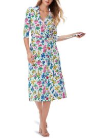 Diane von Furstenberg Abigail Floral Silk Wrap Dress at Nordstrom