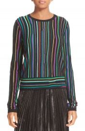 Diane von Furstenberg Arisha Nep Stripe Sweater at Nordstrom