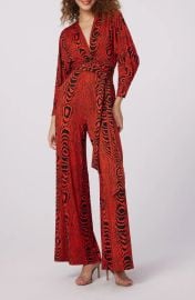 Diane von Furstenberg Aurelia Two Long Sleeve Jumpsuit at Nordstrom