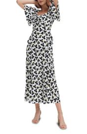 Diane von Furstenberg Aurora Ruffle Accent Maxi Dress at Nordstrom